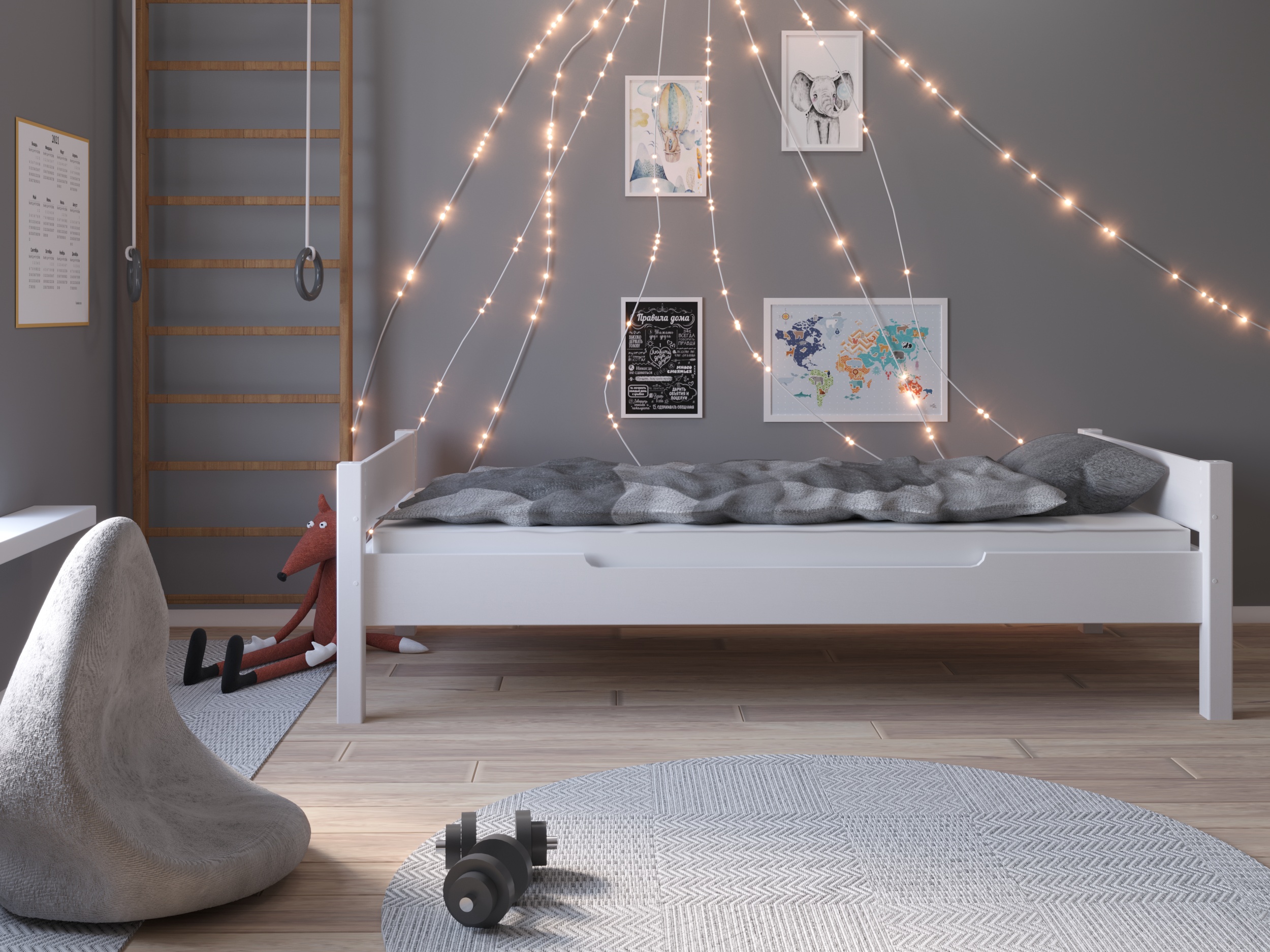 Кровать Амелия 90